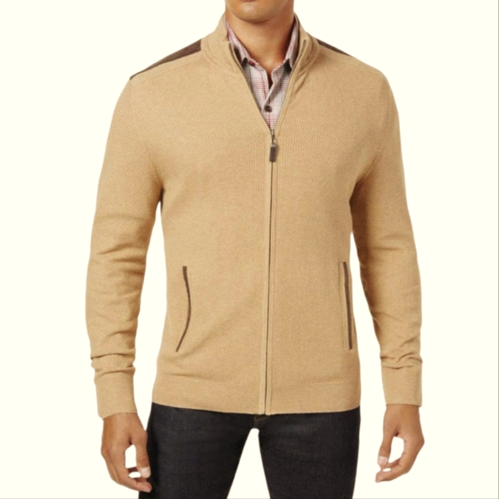 Tasso Elba sweater Jacket Men's M - Picture 1 of 7